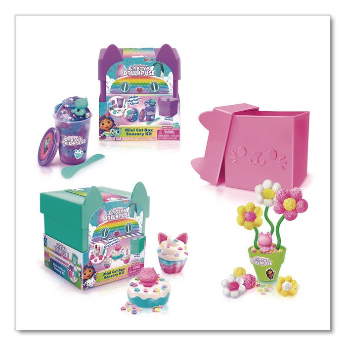 Gabby's Dollhouse Cat Box Sensory Compound Kit, Ages 4 and Up, 32 Pieces