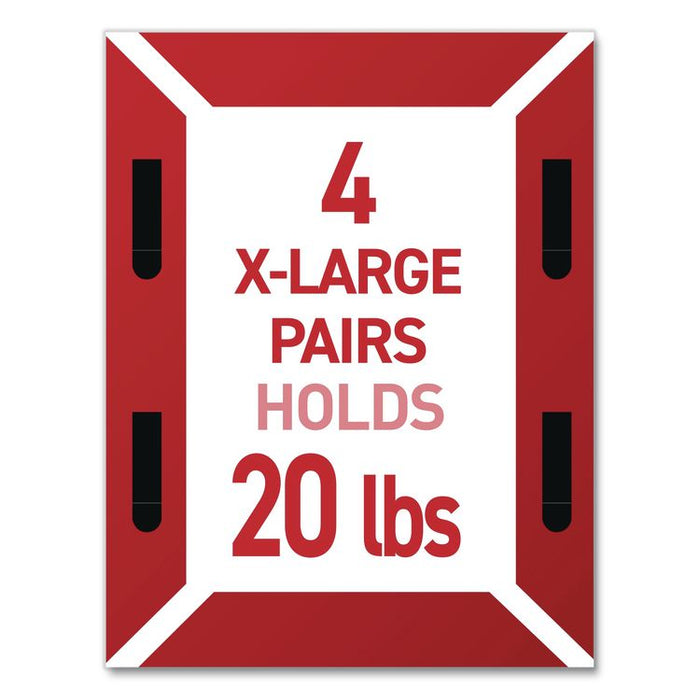 Damage-Free Hanging Picture Hanging Strip Pairs, (8) XL (0.86 x 4.37), (6) L (0.75" x 3.65"), (2) Med (0.75 x 2.75), Black