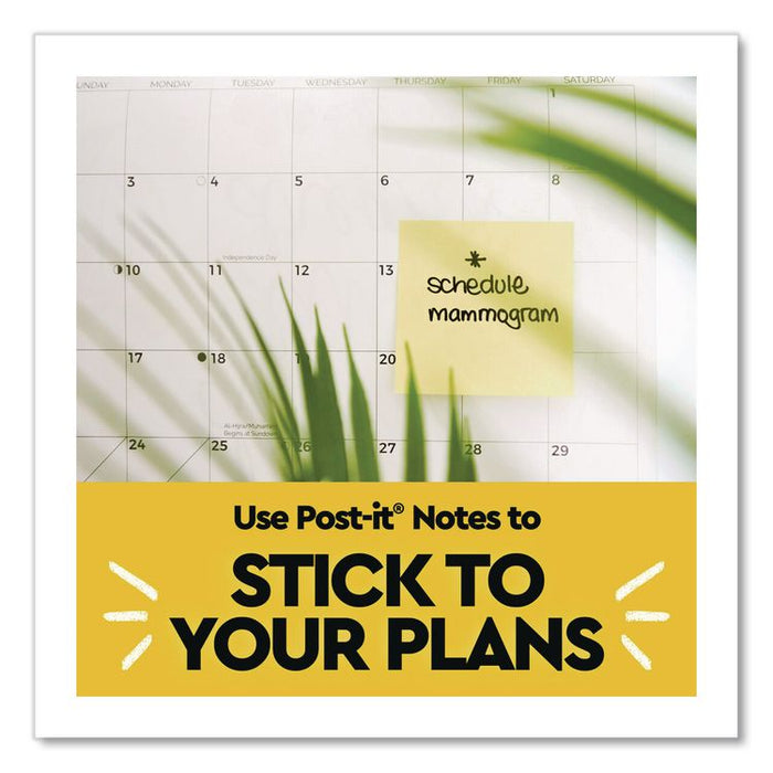 Original Pads in Canary Yellow, Note Ruled, 3" x 3", 100 Sheets/Pad, 12 Pads/Pack