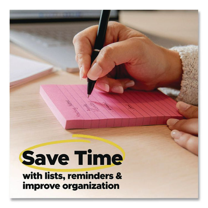 Original Pads in Canary Yellow, Note Ruled, 3" x 3", 100 Sheets/Pad, 12 Pads/Pack