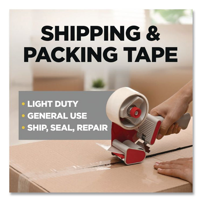 General Purpose Packaging Tape with Dispenser, 3" Core, 1.88 x 84.2 yds, Clear