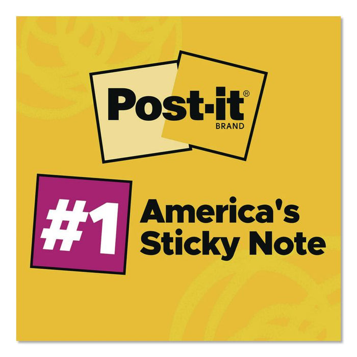 Original Pads in Canary Yellow, Note Ruled, 3" x 3", 100 Sheets/Pad, 18 Pads/Pack