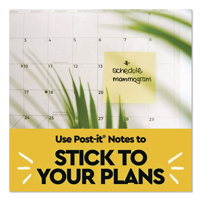 Original Pads in Canary Yellow, Note Ruled, 3" x 3", 100 Sheets/Pad, 18 Pads/Pack