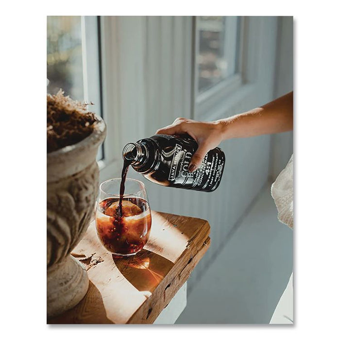 Cold Brew Coffee Concentrate, Pure Black, 32 oz Bottle