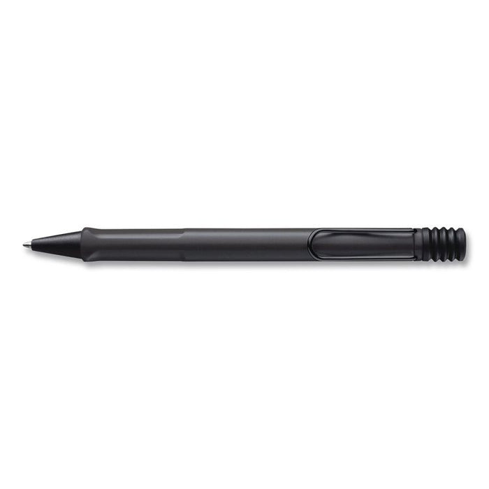 safari Ballpoint Pen, Retractable, Medium, Black Ink, Black Barrel