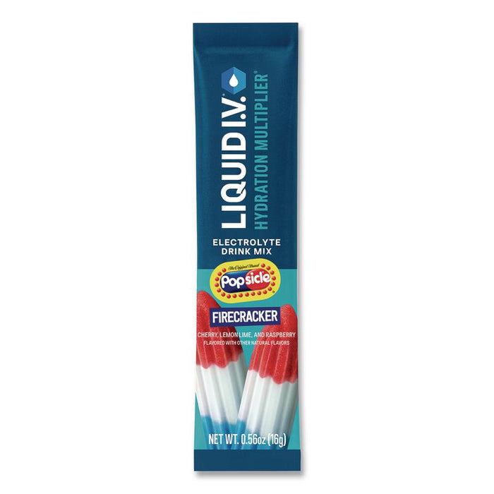 Hydration Multiplier, Popsicle Firecracker, 0.56 oz Stick, 15/Pack
