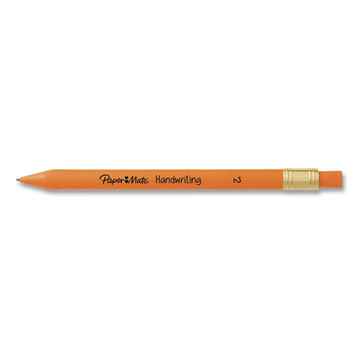 Handwriting Mechanical Pencil Set with Lead and Eraser Refills, HB (#2), Black Lead, Assorted Barrel Colors, 5 Pencils/Set