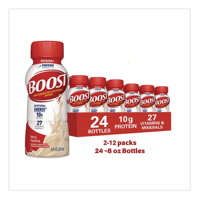 Original Nutritional Drink, Very Vanilla, 8 oz Bottle, 24/Carton