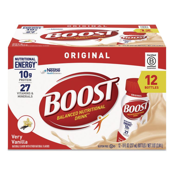 Original Nutritional Drink, Very Vanilla, 8 oz Bottle, 24/Carton