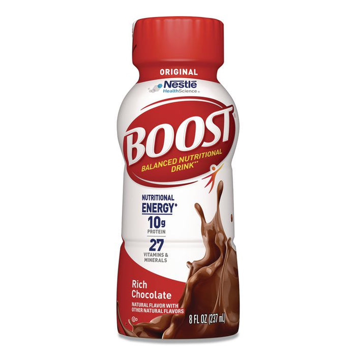 Original Nutritional Drink, Rich Chocolate, 8 oz Bottle, 24/Carton