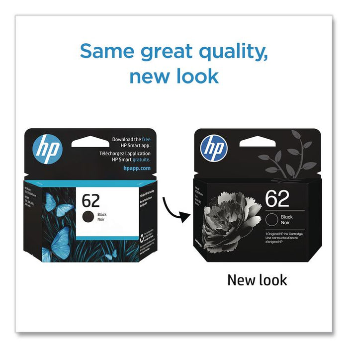 HP 62, (C2P04AN) Black Original Ink Cartridge