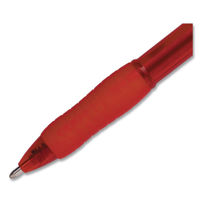 Profile Ballpoint Pen, Retractable, Bold 1.4 mm, Assorted Ink and Barrel Colors, 4/Pack