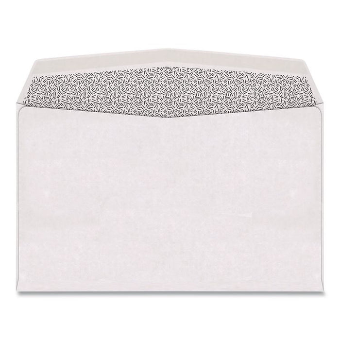 Double Window Tax Form Envelopes, Commercial Flap, Gummed Closure, 5.63 x 9, White, 100/Pack