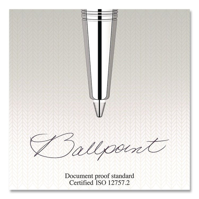 Quinkflow Refill for Parker Ballpoint Pen, Medium Conical Tip, Black Ink, 10/Pack