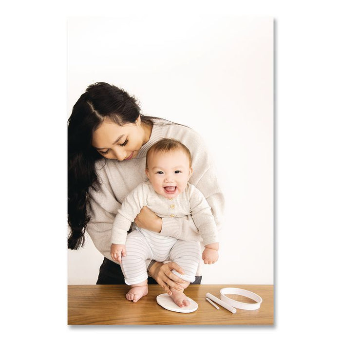 Babyprints Handprint or Footprint Keepsake Ornament Kit, 100% Baby Safe Impression Material/Shaping Ring/Ribbon/Pin