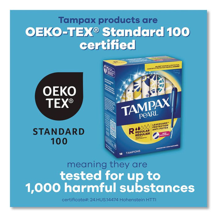 Pearl Tampons, Super Absorbency, 36/Pack