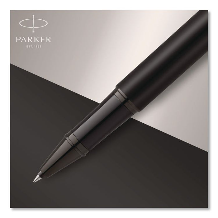 IM Rollerball Pen, Monochrome Collection, Stick, Fine, Black Ink, Matte Black/PVD Barrel