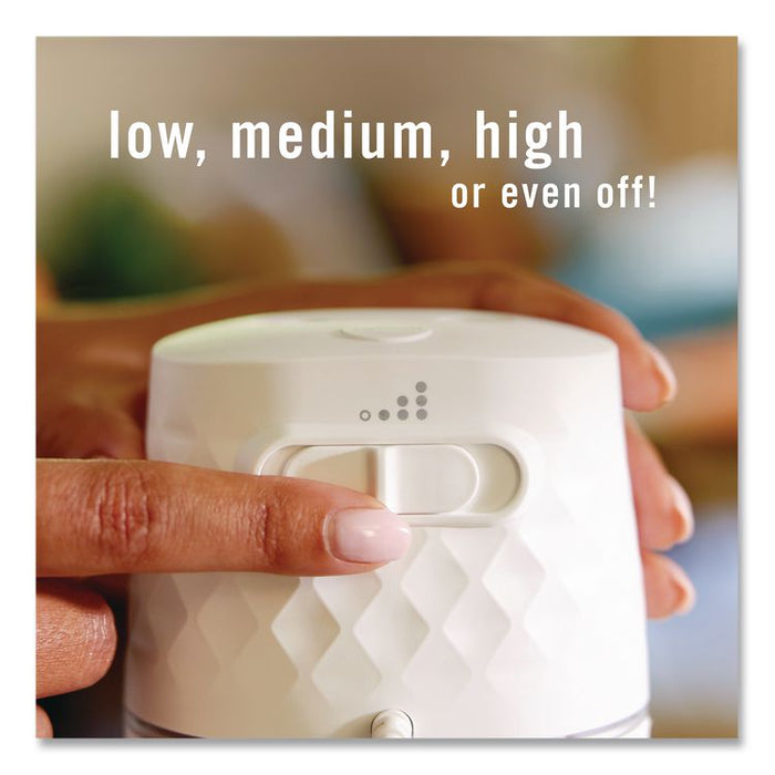 Plug Scent Booster Oil Diffuser, 4.44 x 5.43 x 4.25, White