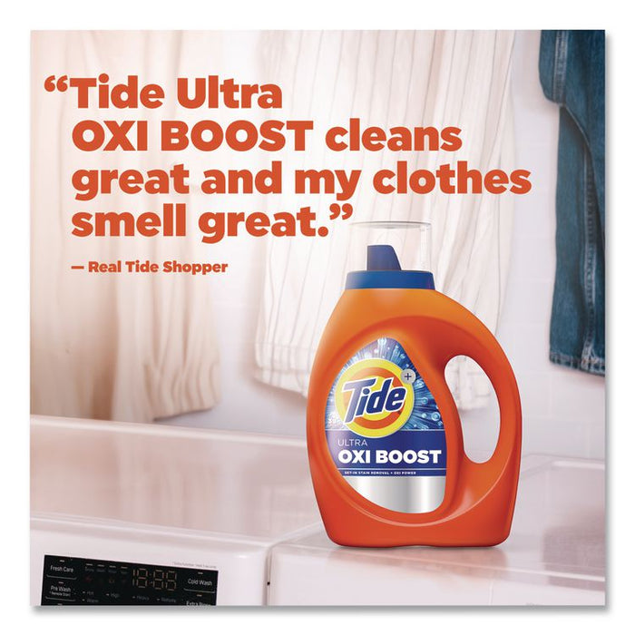 Ultra OXI Boost Laundry Detergent, HE Compatible, 117 oz Bottle