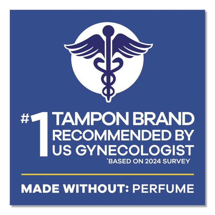 Pearl Tampons, Regular Absorbency, 50/Pack