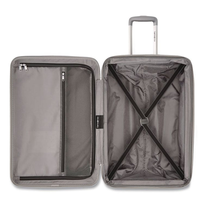 Opto 3 Hardside Spinner Suitcase, 13.58 x 9.25 x 19.29, Silver
