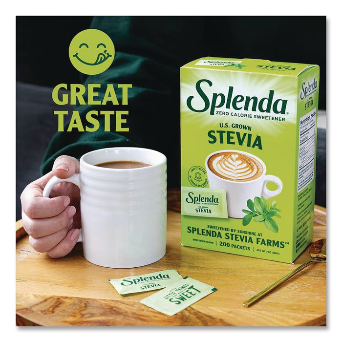 Stevia Sweetener Packet, 0.04 oz, 200/Box