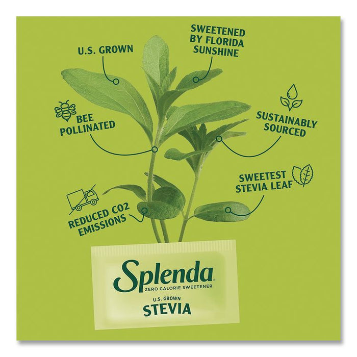 Stevia Sweetener Pack, 0.04 oz, 1,000/Carton