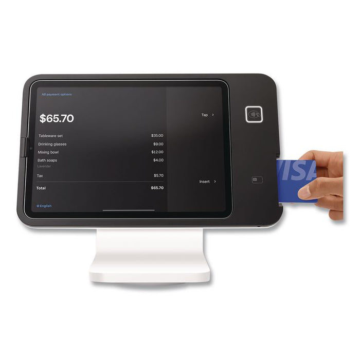 2nd Generation POS Stand, 7.75 x 12.6 x 9.5, White