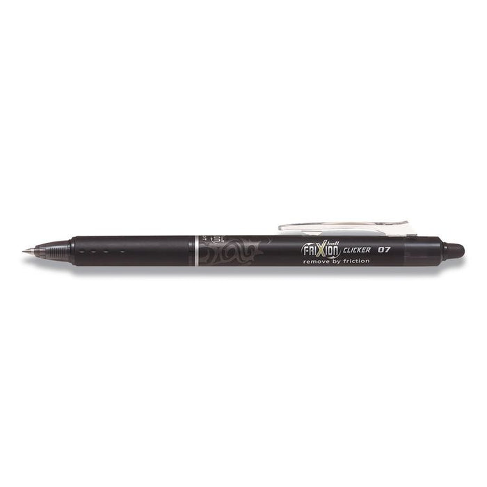 FriXion Ball Clicker Erasable Gel Pen, Retractable, Fine 0.7 mm, Assorted Ink and Barrel Colors, 7/Pack