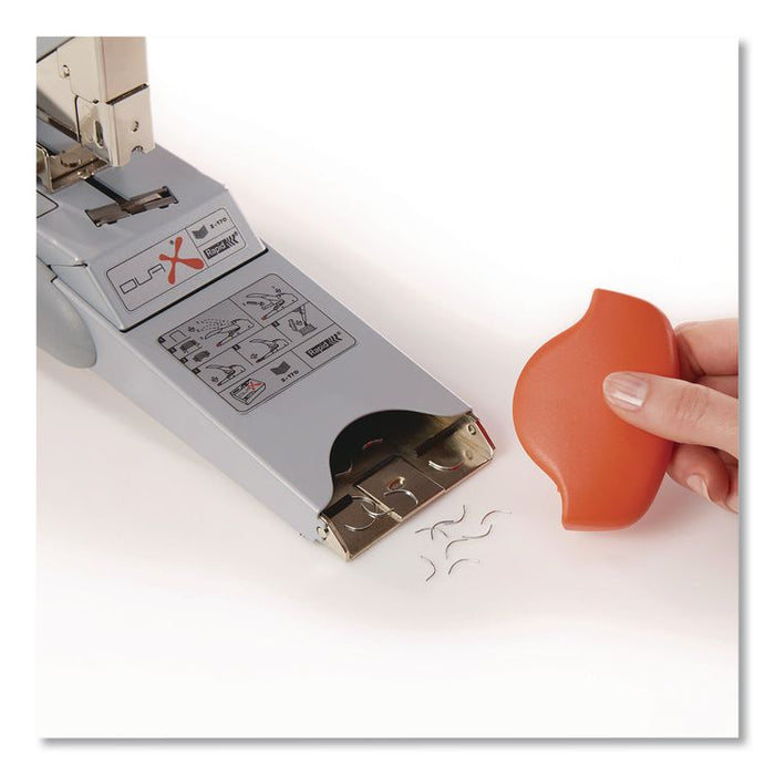 DUAX Heavy-Duty Stapler, 20 to 170 Sheet Capacity, Silver/Orange