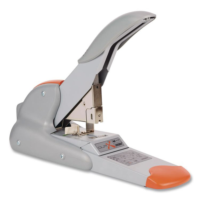 DUAX Heavy-Duty Stapler, 20 to 170 Sheet Capacity, Silver/Orange