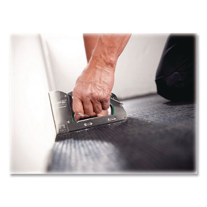 PRO R34E Heavy-Duty Staple Gun, 1/4" to 9/16" Flatwire Staples