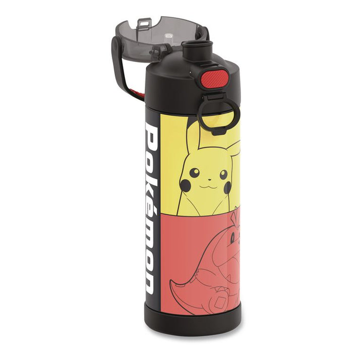 FUNtainer Pokemon Stainless Steel Vacuum Insulated Water Bottle, 16 oz, Multicolor