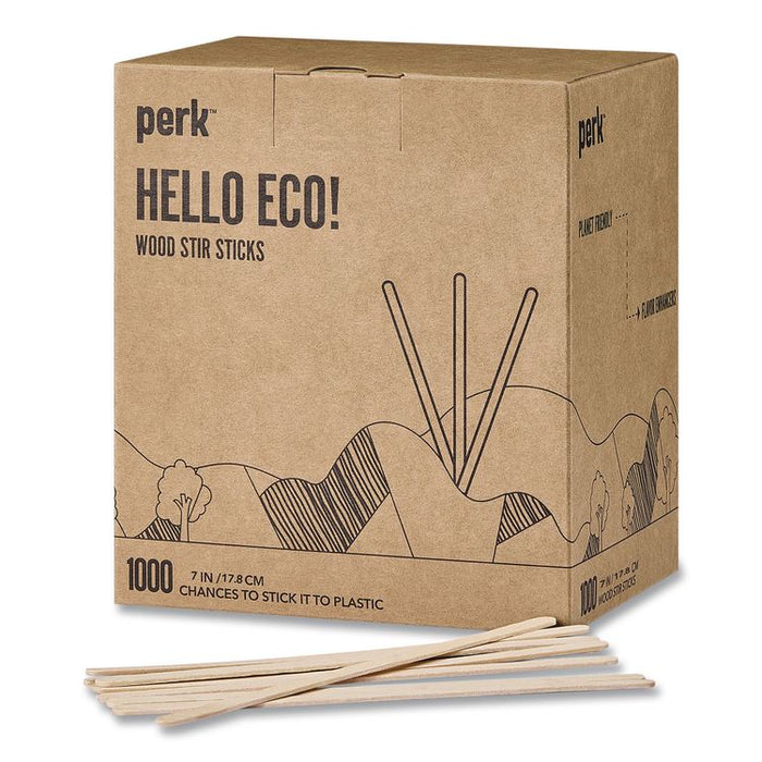 Wood Stirrer, 7", 1,000/Pack