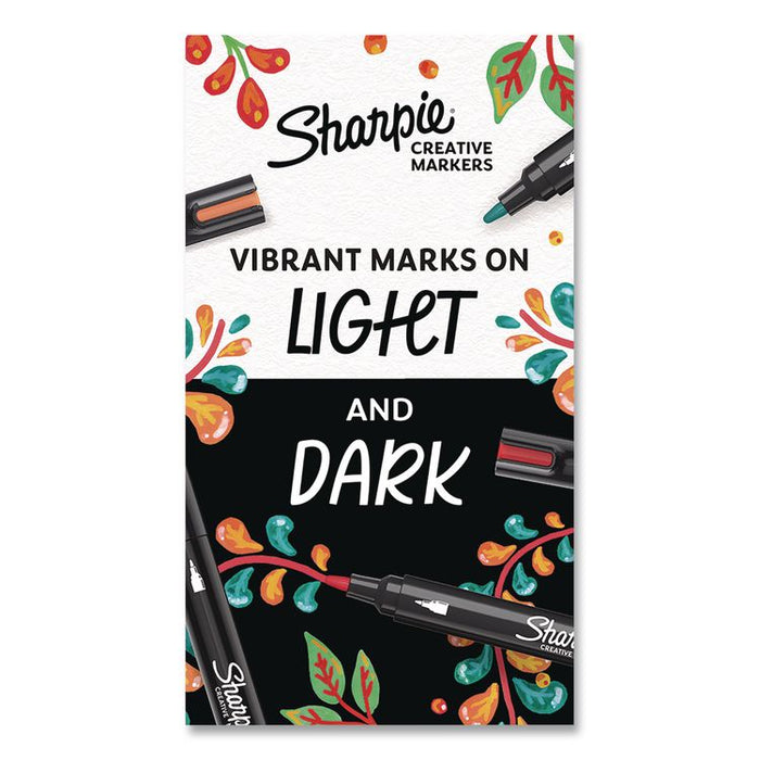 Creative Markers, Earth Tones, Bullet Tip, Assorted, 5/Pack