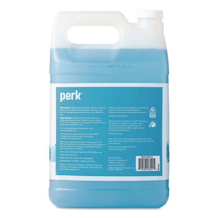 Hello Eco Glass Cleaner, 1 gal Refill Jugs, 4/Carton