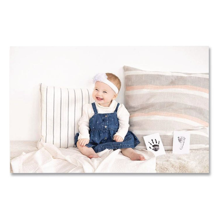 Babyprints Clean-Touch Ink Pad, Newborn Size Accommodates Hand/Feet Up to 2.25" x 3.5", Clean-Touch Ink Pad/(2) Imprint Cards