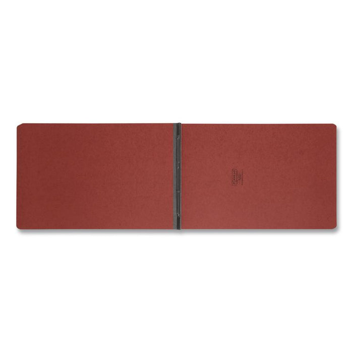 Prong Fastener Premium Pressboard Report Cover, Two-Piece Prong Fastener, 3" Capacity, 11 x 17, Red/Red, 10/Box