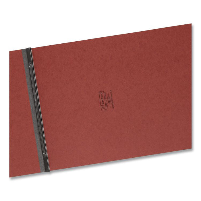 Prong Fastener Premium Pressboard Report Cover, Two-Piece Prong Fastener, 3" Capacity, 11 x 17, Red/Red, 10/Box