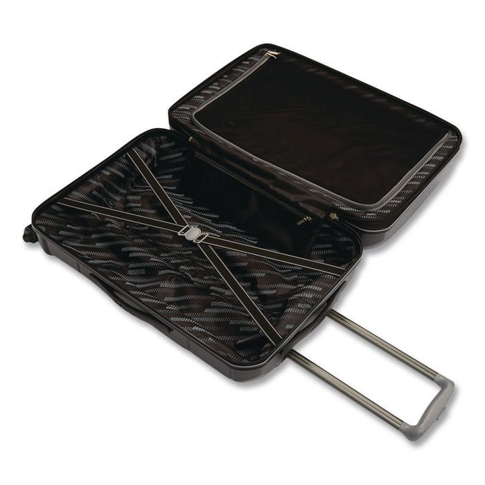 Stratum 2.0 Hardside Spinner Suitcase, 15 x 9.5 x 22, Jet Black