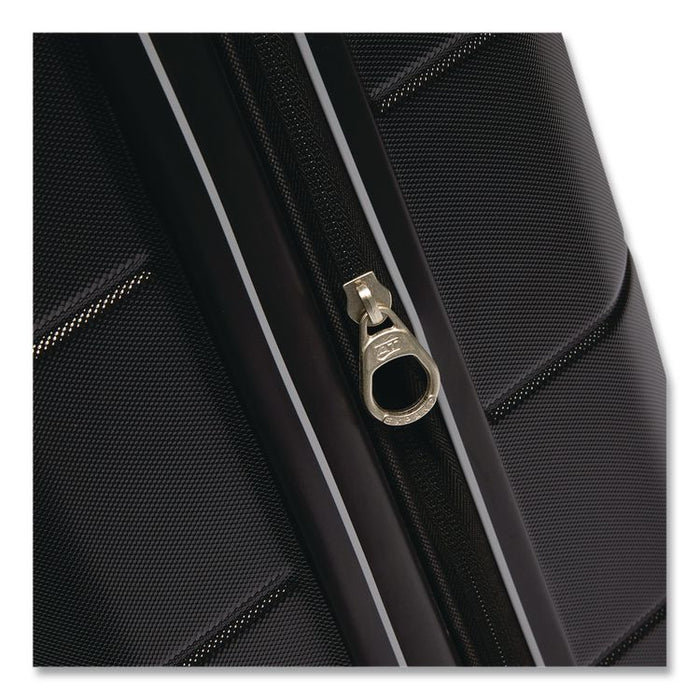 Stratum 2.0 Hardside Spinner Suitcase, 15 x 9.5 x 22, Jet Black