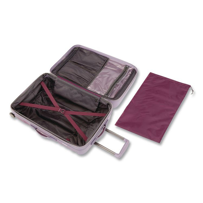 Cascade Hardside Spinner Suitcase, 15 x 9.5 x 22, Purple Haze
