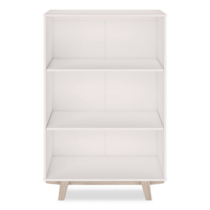 Whitney Bookcase, Three Shelves, 31.75w x 14d x 48.25h, White