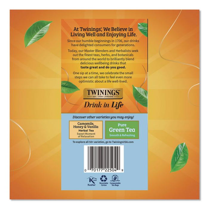 Tea Bags, Pure Camomile, 0.05 oz Tea Bag, 50/Box