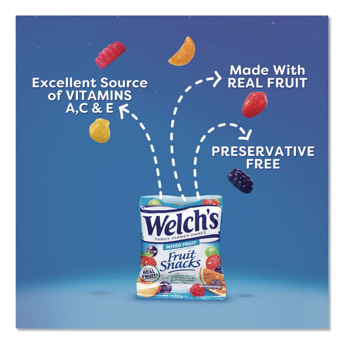 Mixed Fruit Snacks Club Size, 0.8 oz Packet, 66/Box