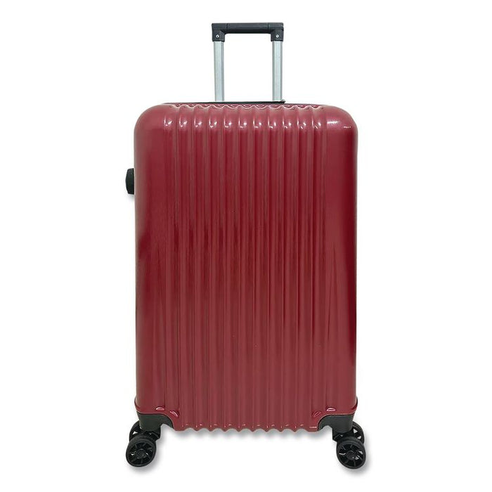 FORTE Banda ABS 3-Piece Luggage Set, Red
