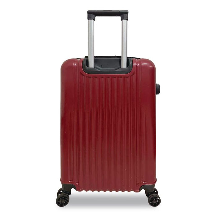 FORTE Banda ABS 3-Piece Luggage Set, Red
