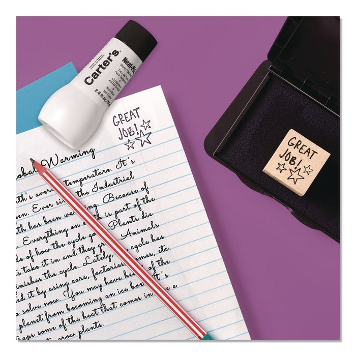Neat-Flo Stamp Pad Inker, 2 oz Bottle, Black, 36/Carton