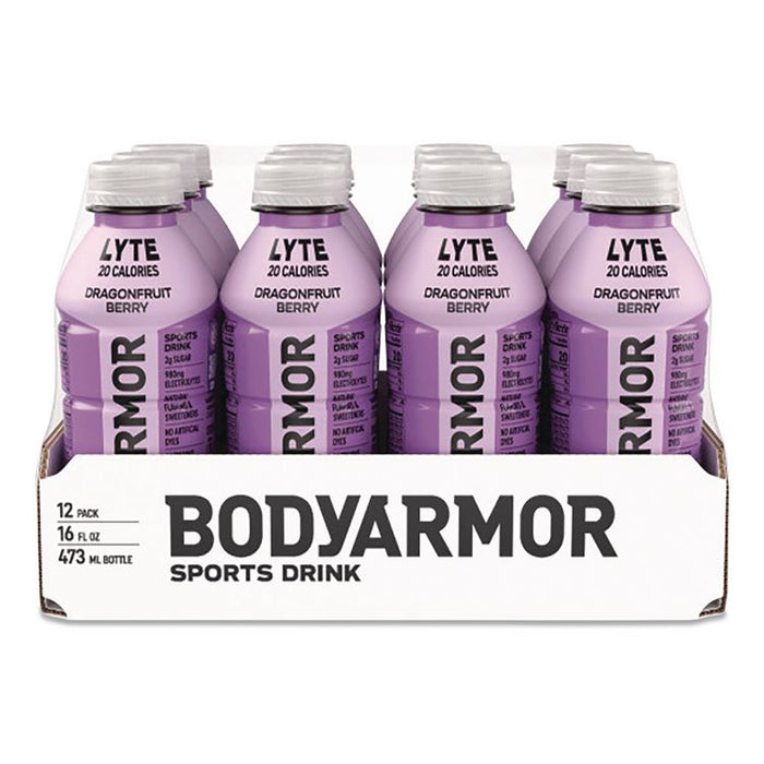 LYTE Sports Drink, Dragonfruit Berry, 16 oz Bottle, 12/Pack