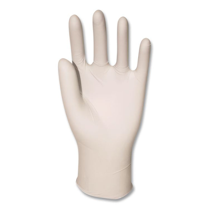 L5201 Series Powder-Free Latex Gloves, Large, 4 mil Thick, 9" Long, Cream, 100/Box